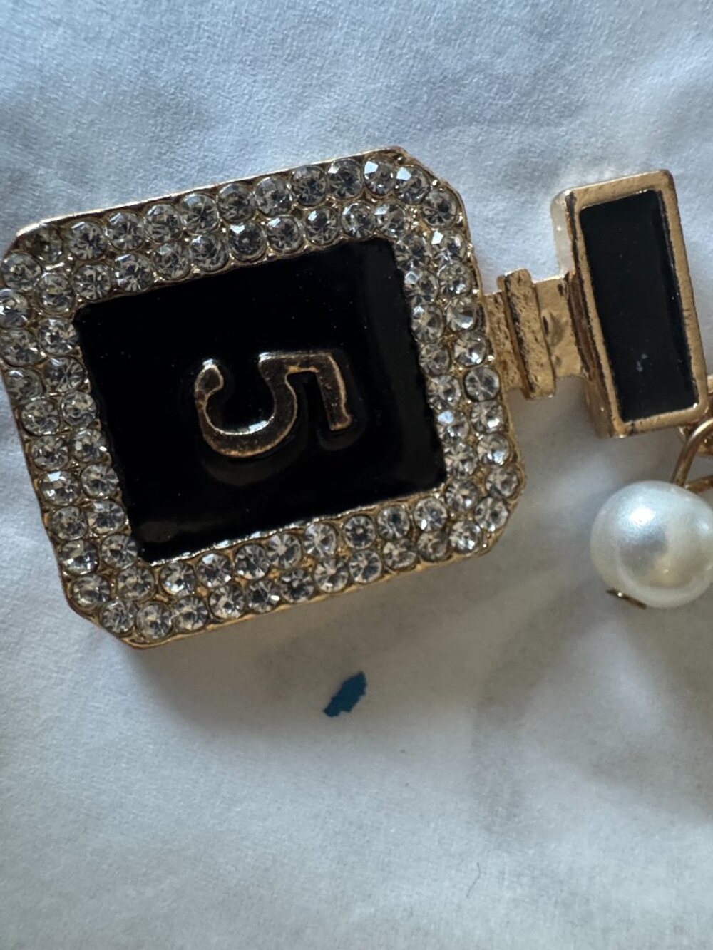 Darling Chanel #5 Key Ring or Bag Bling.
